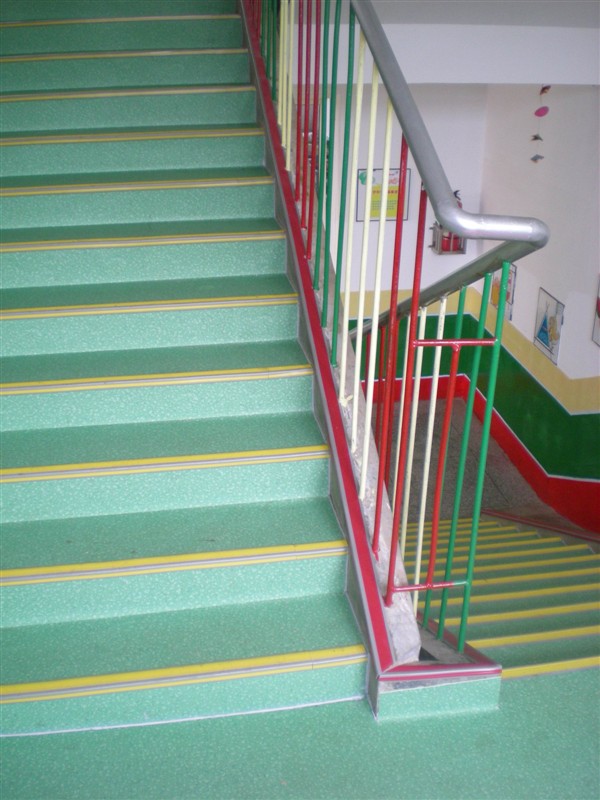 早教中心楼梯防滑PVC地板